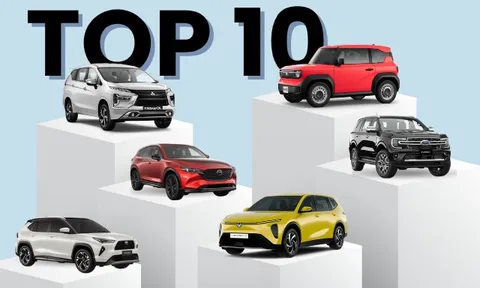 Top ô tô bán chạy nhất tháng 10/2025: VinFast chiếm nửa bảng, chỉ 1 mẫu xe xăng lọt top 5
