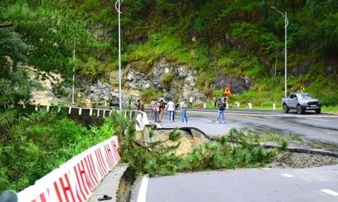 Đơn vị nào chịu trách nhiệm 'vá' vết nứt kéo dài trên đường đèo Prenn?