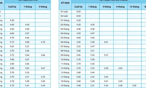 Thêm ngân hàng tăng lãi suất tiết kiệm: Lãi suất 6 tháng cao hơn cả 60 tháng