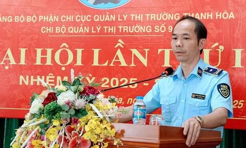 Quản lý thị trường Thanh Hóa có tân chi cục trưởng