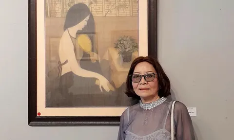 Chuyện người chinh phụ qua tranh lụa của họa sĩ Ngọc Mai