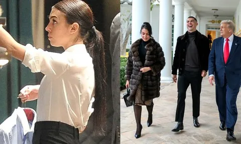 Cô gái bán hàng kiếm sống, 9 năm sau đeo nhẫn 80 tỷ cùng cầu thủ nổi tiếng dự tiệc của Tổng thống Donald Trump