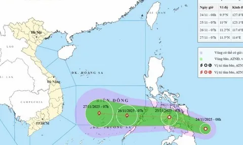 Cơn bão mới sắp hình thành sẽ gây mưa to đến rất to tại những tỉnh, thành nào?
