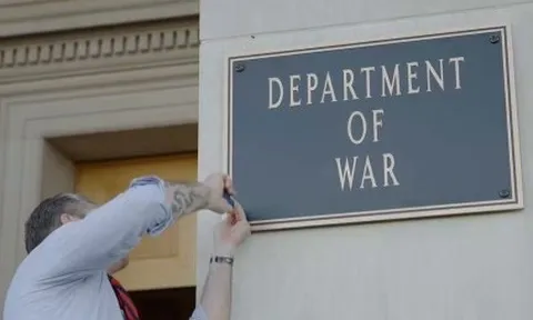 Mỹ tốn hàng tỷ USD chỉ vì đổi tên Bộ Quốc phòng thành Bộ Chiến tranh