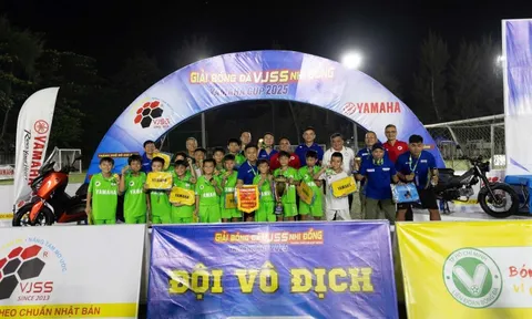 Đội bóng TH Nguyễn Văn Luông "thống trị" Champions A tại Yamaha Cup 2025