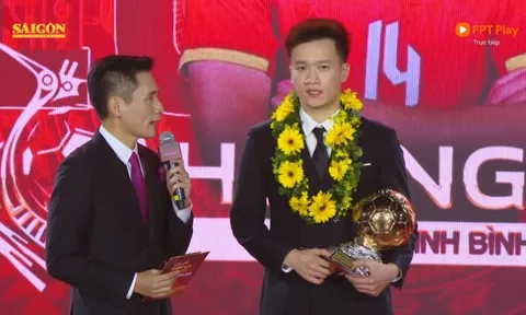 Đình Bắc đoạt liền 2 giải, nhưng Hoàng Đức mới giành Quả bóng vàng 2025