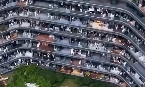 Cận cảnh khu dân cư lớn nhất thế giới, ai nhìn cũng phải thốt lên 2 chữ: Tiền đình!