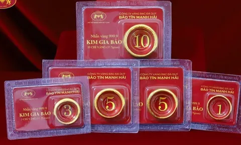 Ngày 4/1: Người mua vàng lỗ hơn 10 triệu đồng/lượng sau một tuần