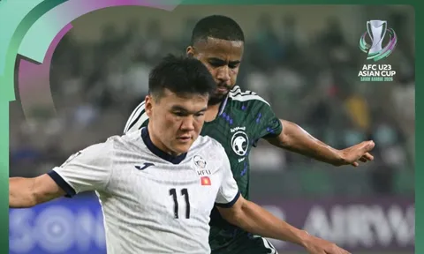 Highlight: U23 Ả Rập Saudi vất vả thẳng Kyrgyzstan, dù hơn người từ phút 34