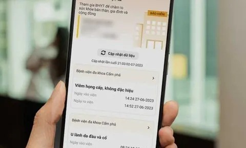 Sổ sức khỏe điện tử VNeID chính thức thay sổ giấy