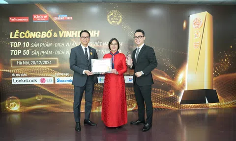 Generali Việt Nam được vinh danh Top 10 sản phẩm, dịch vụ tin dùng Việt Nam 2024