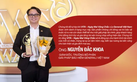Generali Việt Nam được vinh danh với sản phẩm Bảo hiểm liên kết chung “VITA – Ngày Mai Vững Chắc” tại VWAS 2025