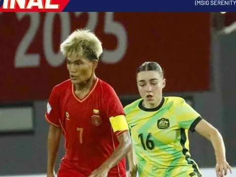 U23 Úc hạ Myanmar, lên ngôi ASEAN Cup nữ 2025