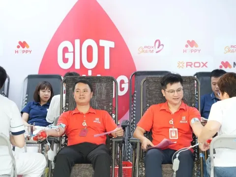 ROX Group chung tay hiến máu, lan tỏa giá trị sống đẹp