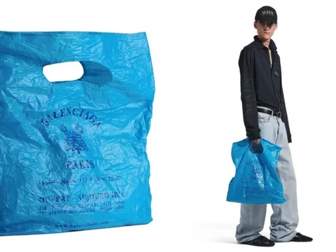 Cận cảnh chiếc túi nylon nhàu nhĩ và "cơn điên" giá của Balenciaga: 1 "túi rác" mua được chiếc xe máy