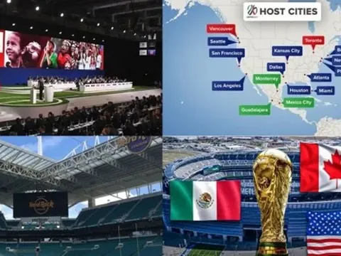 Lễ bốc thăm World Cup 2026 sẽ được tổ chức tại Trung tâm Kennedy vào tháng 12