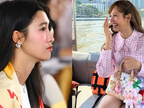 Cùng một túi Louis Vuitton, Phương Nhi mang đi sự kiện với nhà chồng, Lisa đi chơi cùng bạn tỷ phú