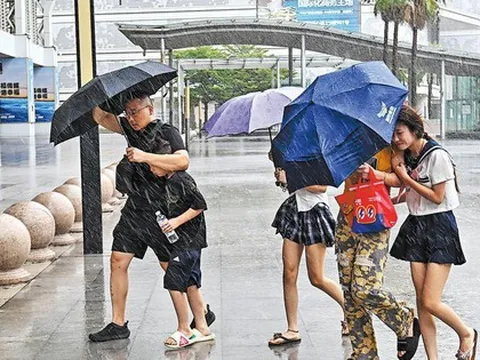 Bão Kajiki (bão số 5) gây mưa lớn, gió mạnh ở nhiều khu vực Trung Quốc