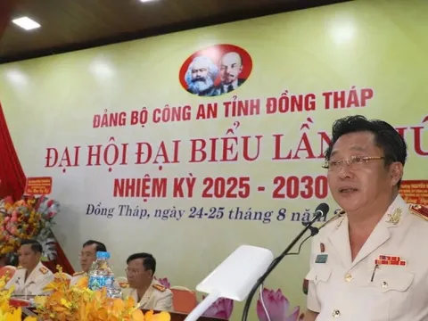 Thiếu tướng Lâm Phước Nguyên giữ chức Bí thư Đảng ủy Công an tỉnh Đồng Tháp