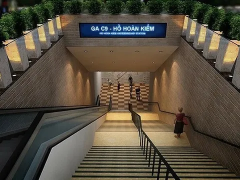 Chốt phương án ga metro 4 tầng bên dưới quảng trường phía Đông hồ Hoàn Kiếm