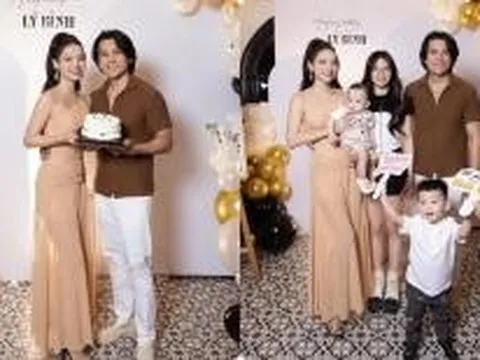 Con riêng Phương Trinh Jolie lộ rõ mối quan hệ với Lý Bình trong tiệc sinh nhật của nam diễn viên
