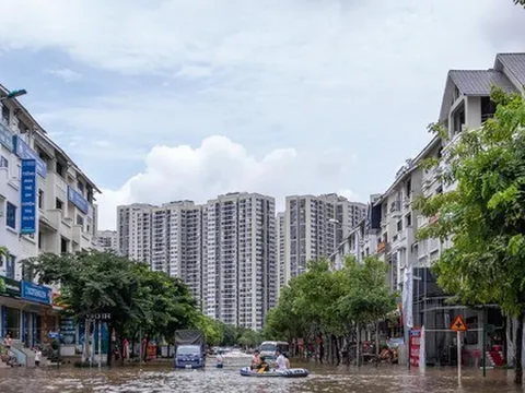 Tin vui cho hàng nghìn hộ dân sống ở "làng biệt thự" triệu đô Hà Nội hễ mưa là ngập trong "biển nước"
