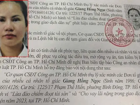 Đã bắt "chủ hụi online" Giang Hồng Ngọc