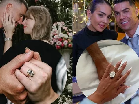 So kè Taylor Swift và bạn gái Ronaldo: Nhẫn đính hôn của ai đắt đỏ hơn?