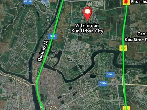 Ninh Bình thu hồi hơn 6.000 m2 đất để thực hiện KĐT nằm trong đại dự án 35.000 tỷ của Sun Group ở phường Hà Nam