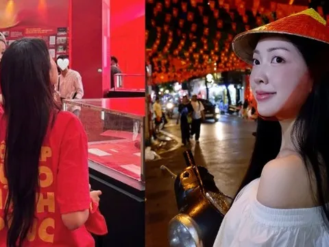 Doãn Hải My, Mai Hà Trang cùng hội hot WAGs diện đẹp, phủ đỏ trang cá nhân mừng A80: Yêu nước vô cùng!