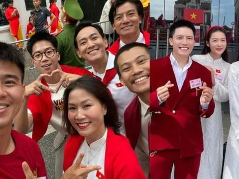 Ngắm dàn VĐV hot nhất Việt Nam Duy Mạnh, Quả bóng vàng Ngọc Châm tại Tổng duyệt Đại lễ 2/9