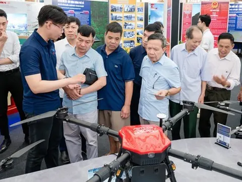 UAV "mắt thần trên không" lần đầu tiên xuất hiện tại Triển lãm quy mô lớn nhất Việt Nam