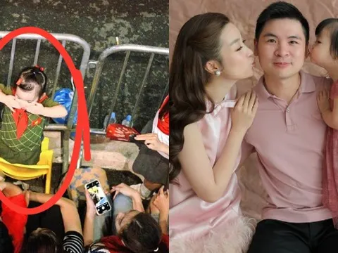 Xuất thân "trâm anh thế phiệt", ái nữ nhà Đỗ Mỹ Linh vẫn được mẹ đưa đi "bám rào" xem A80 hút triệu view!