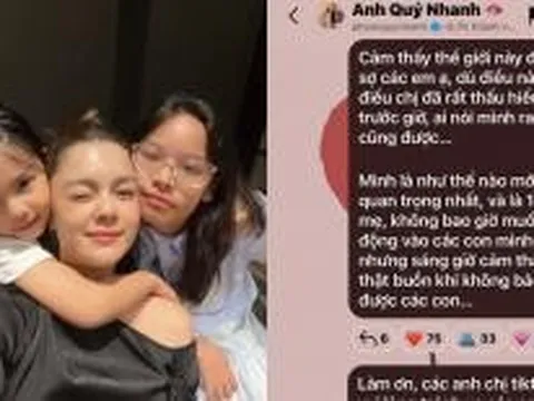 Phạm Quỳnh Anh bức xúc khi 2 cô con gái liên tục bị soi mói, lợi dụng để câu view: 'Các con có làm gì nên tội?'