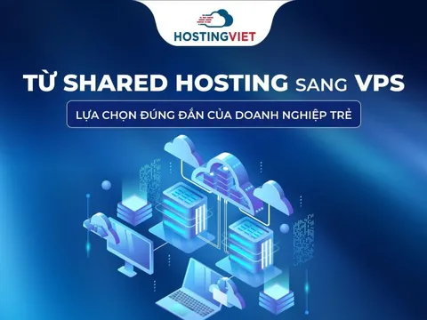 Từ Shared Hosting sang VPS - Lựa chọn đúng đắn của doanh nghiệp trẻ