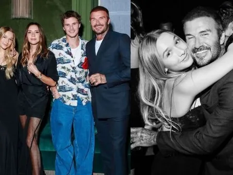 Tiểu thư tài phiệt Harper Beckham chiếm spotlight ở tiệc sinh nhật xa hoa của anh hai, anh cả Brooklyn vẫn “cạch mặt” gia đình