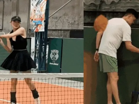 Minh Hằng mê pickleball, chồng đại gia mở 12 sân cho vợ chơi thoả thích, còn lặng lẽ đi sau nhặt bóng gây sốt!