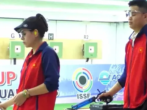 Trịnh Thu Vinh và Phạm Quang Huy “trượt” huy chương ở World Cup tại Trung Quốc