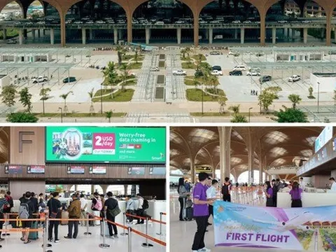 Sân bay 1,5 tỷ USD hiện đại bậc nhất thế giới của Campuchia mở cửa: Du khách đầu tiên đến từ Trung Quốc