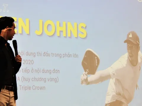 Tay vợt Pickleball huyền thoại Ben Johns chuẩn bị đến Việt Nam đấu giải