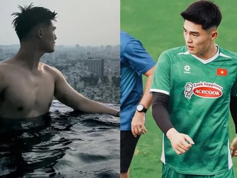 Thủ môn U23 Việt Nam cao 1m91, visual cực điển trai đến Duy Mạnh còn phải khen nức nở