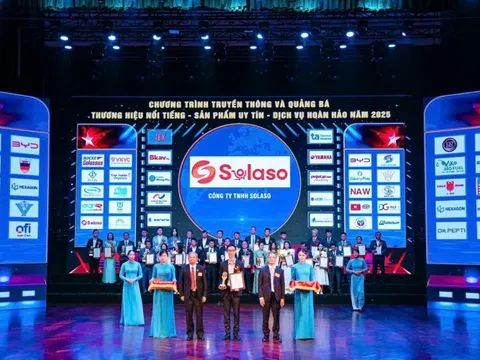Solaso nhận giải thưởng ‘doanh nghiệp xuất sắc’