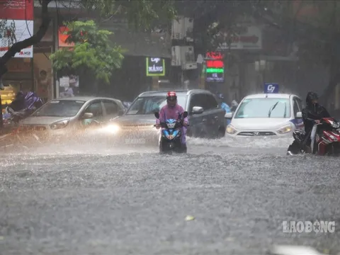 Ngày mai, Hà Nội và nhiều nơi tại Bắc Bộ có mưa to