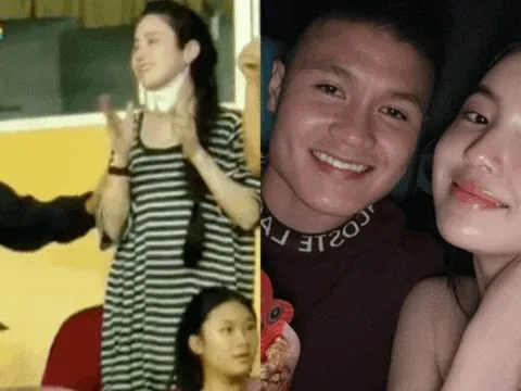 Viral khoảnh khắc Chu Thanh Huyền mếu máo ăn mừng khi Quang Hải ghi bàn