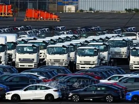 Mỹ giảm thuế quan đối với ô tô nhập khẩu từ Nhật Bản xuống 15% từ ngày 16/9