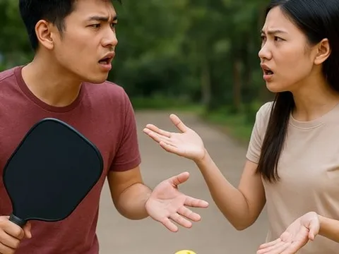 Nguyên nhân khiến bạn gái không cho người yêu đi chơi Pickleball