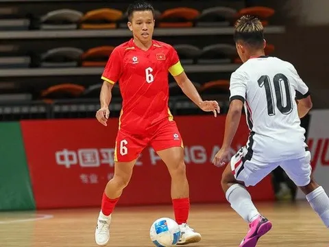 Đội tuyển futsal Việt Nam thắng đậm Hồng Kông 9-1 trong trận ra quân giải châu Á