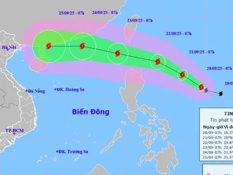 Bão Ragasa khả năng mạnh lên thành siêu bão khi vào Biển Đông