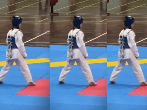 Võ sĩ Việt Nam gây sốt thế giới với cú đá ghi điểm đẹp khó tin, thu về hơn 23 triệu lượt xem