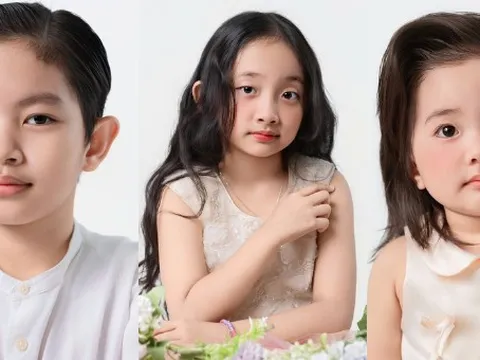 Khánh Thi - Phan Hiển khoe ảnh chân dung của 3 nhóc tỳ, visual cực phẩm cỡ nào mà netizen rần rần: Gen quá đỉnh!